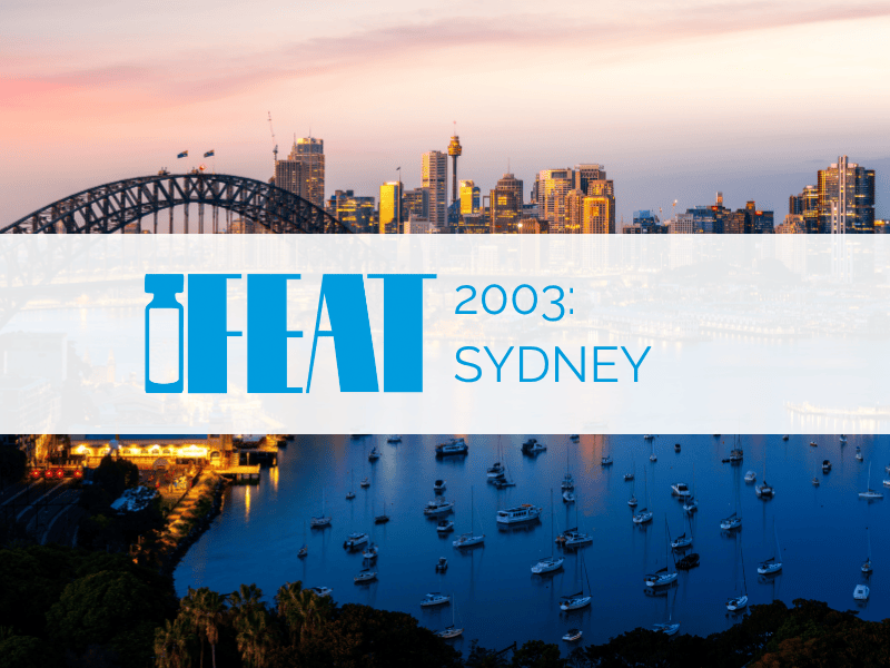 IFEAT 2003 Sydney Conference